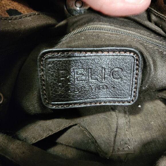 Leopard print Relic purse handbag pockets good condition E - Picture 6 of 7